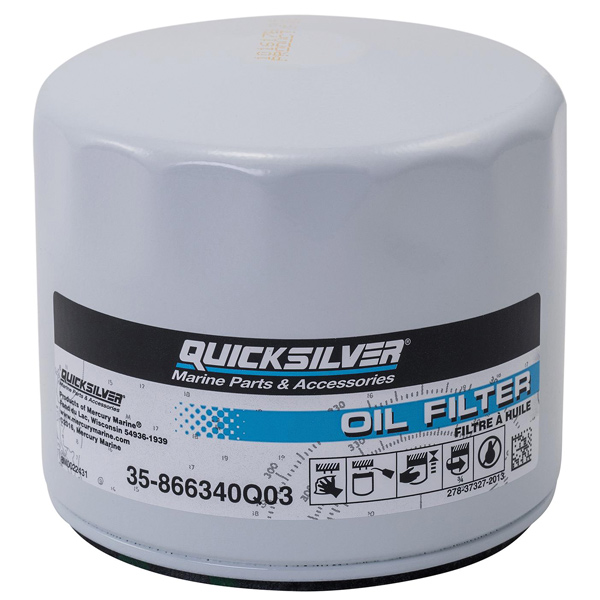 Quicksilver 866340q03 oliefilter, mercruiser stern