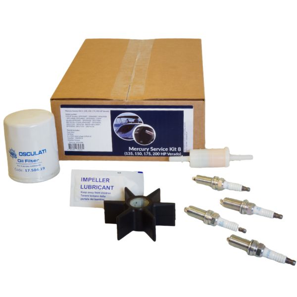 Mercury servicekit 8 (135, 150, 175, 200 hk verado