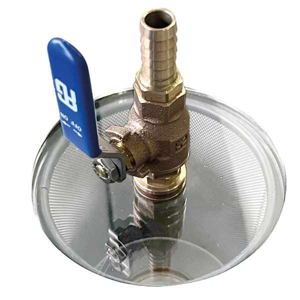 Guidi polycarbonat lg med kugleventil til 3/4R