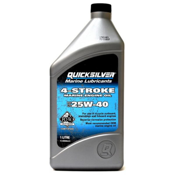 Quicksilver 25w40 motorolie mineralsk 0.946l