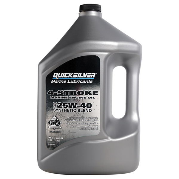 Quicksilver 25w40 motorolie syntetisk 4l
