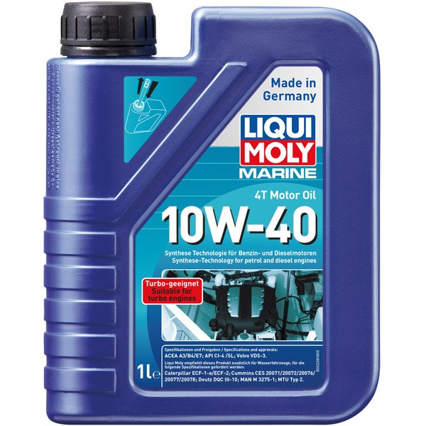 Liqui moly marine 4t motor olie 10w-40 1 liter