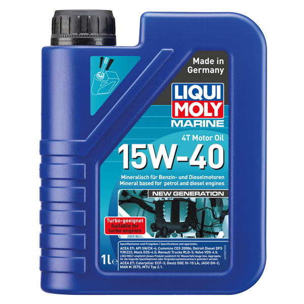 Liqui moly 4t motorolie 15w-40 new generation, 1l