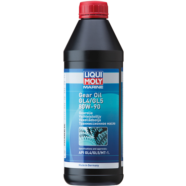 Liqui moly marine gearolie gl4/gl5 80w-90 1 liter