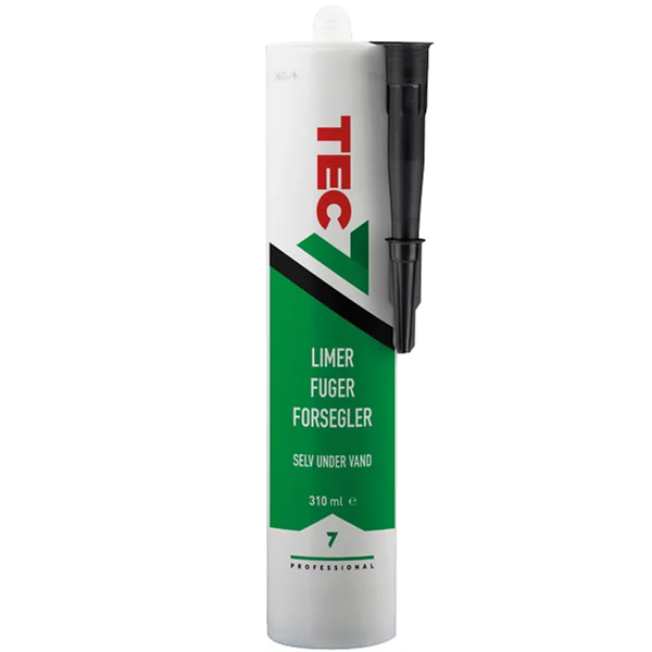 Tec7 x-seal flex fugemasse 310 ml patron sort