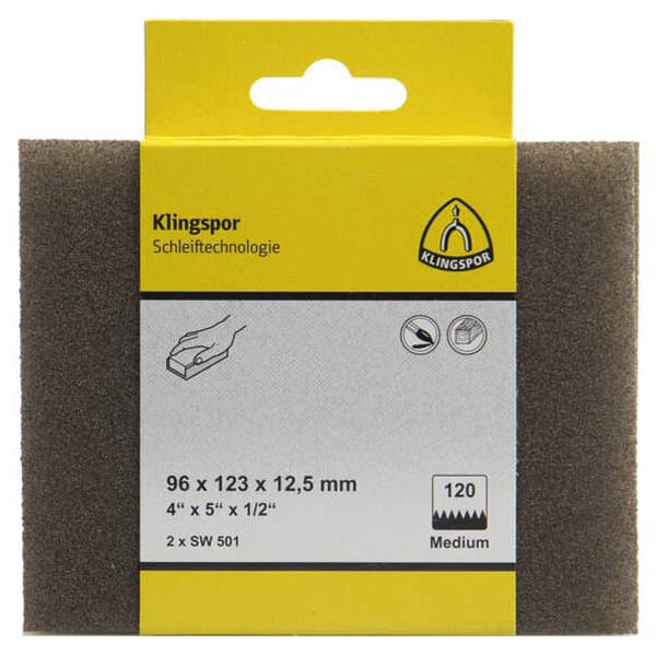 Klingspor slibesvampe p120 2 stk