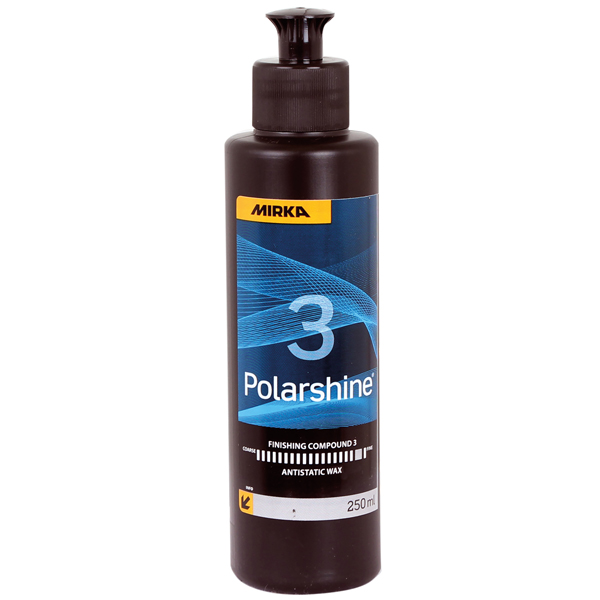 Mirka polarshine 3 finishing antistatic wax 250 ml