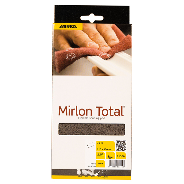 Mirka mirlon total slibesvampe 1500 grå 115x230mm 