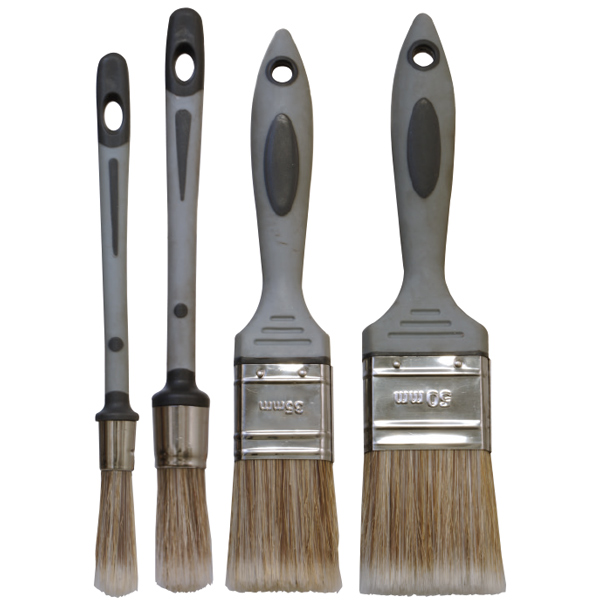 1852 pensel st 4 stk.
rund 15 & 20mm 
flad 35 & 5