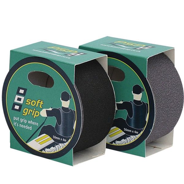 Psp soft grib tape - antiskrid tape sort 50mmx4m