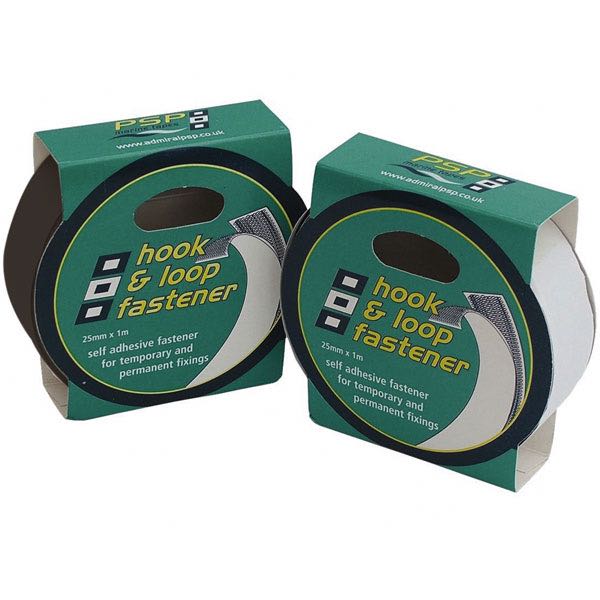 Psp hook & loop fastener velcro tape hvid 25mm x 1