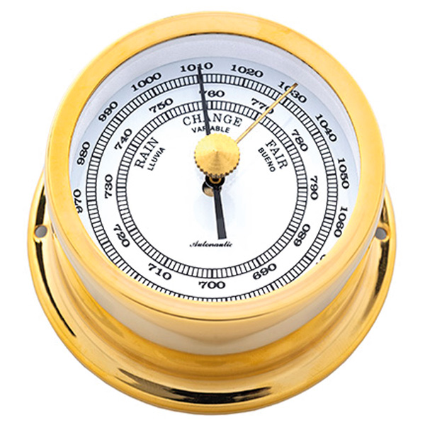 Autonautic minor 72 barometer �72/50 mm forgyldt m