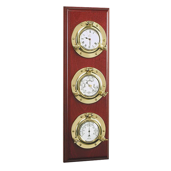 Foresti barometerstation med skibsur, barometer & 