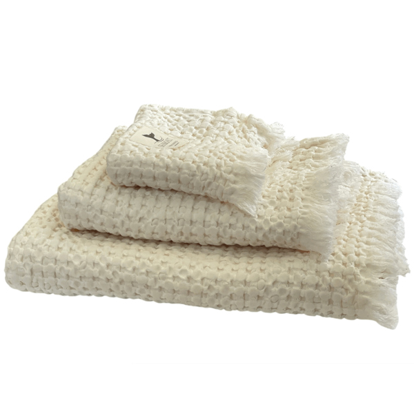 Mb sea &salt badeh�ndkl�der ecru 3 stk 30x50 - 50x