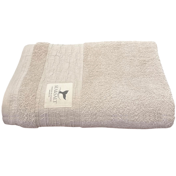Mb sea &salt badeh�ndkl�der beige 180 x 100 cm