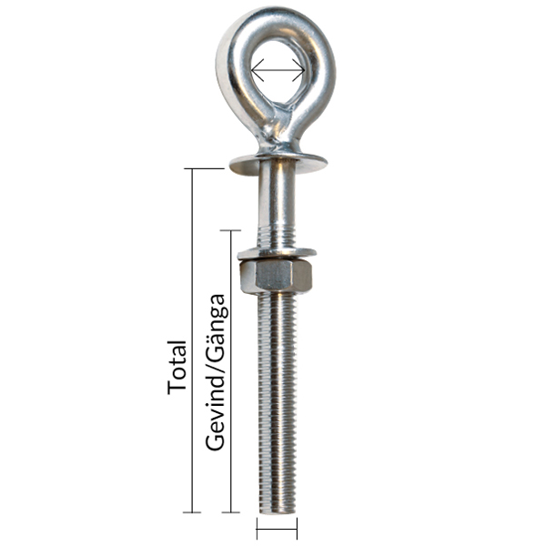 Øjebolt stor - Palby